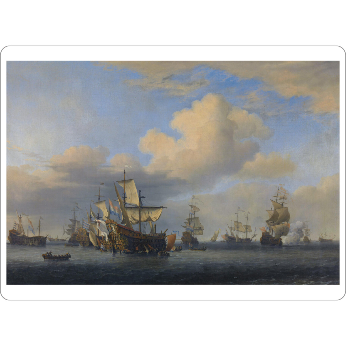 Tischset "Gefangene englische Schiffe" artboxONE - Reise,Reise / Länder