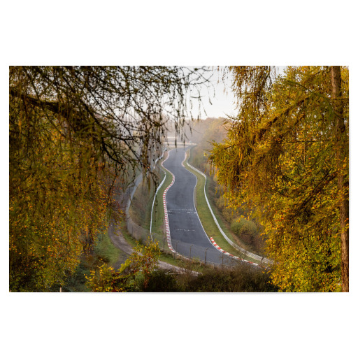 Rennstrecke durch den Wald