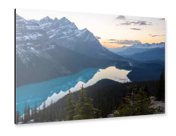 Alu-Dibond "Lake Peyto in den Rocky Mountains" 30x20 cm artboxONE