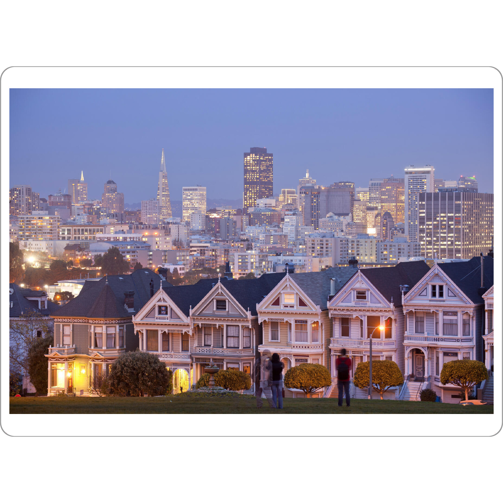 Tischset "San Francisco Alamo Square" artboxONE - Architektur,Städte / San Francisco