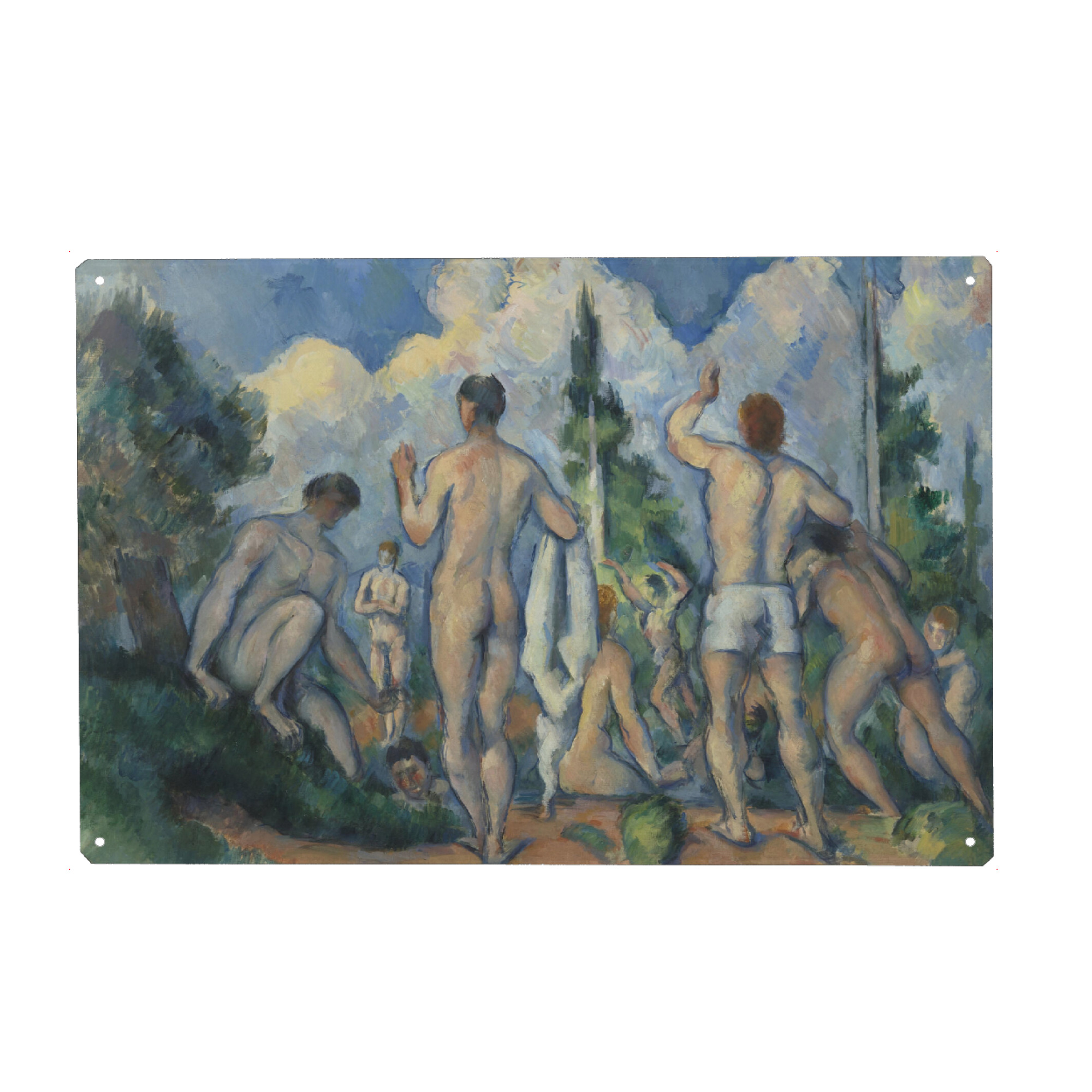 Holzbild "Badegäste" artboxONE - Reise,Menschen,Reise / Strand und Meer