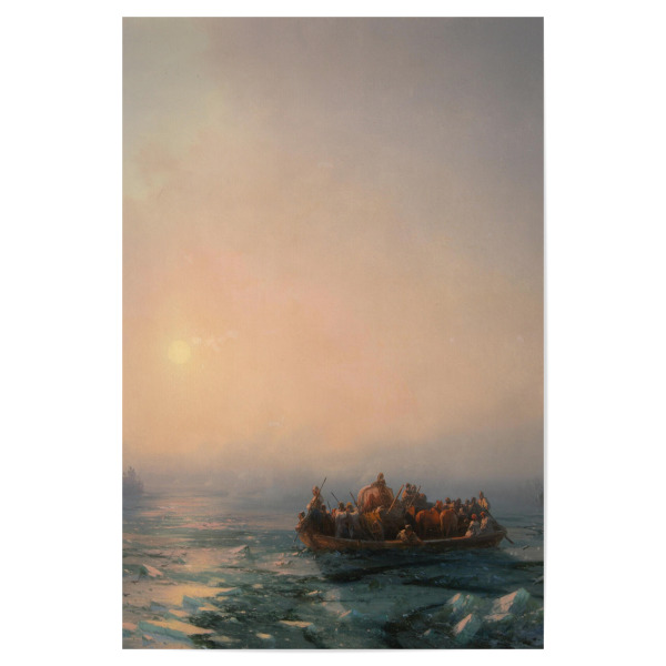 Poster 30x20 cm "Auf dem Dnjepr - Aiwasowski" artboxONE - Natur,Reise,Menschen,Reise / Strand und Meer