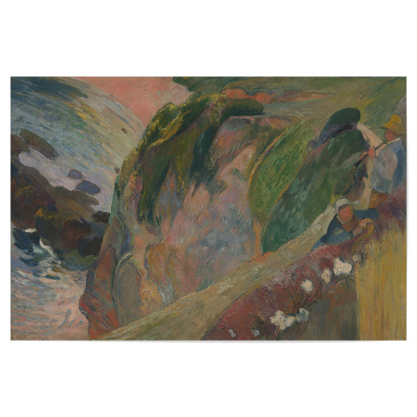 Poster "The Flageolet Player On The Cliff" artboxONE - Reise,Reise / Strand und Meer,Reise / Länder,Für Mama,Für Papa