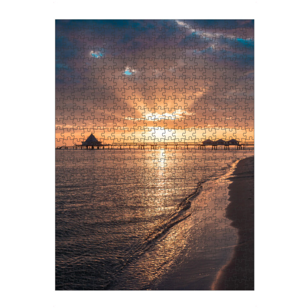 artboxONE Puzzle "Seebad Heringsdorf am Morgen" artboxONE - Natur,Reise / Strand und Meer