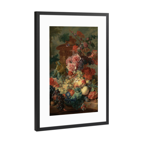 Poster mit Rahmen Schwarz (Metallic) "Fruchtstück" artboxONE - Natur,Floral,Liebe,Für Mama
