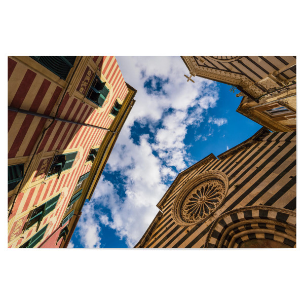 Poster "Kirche, Gebäude, Wolken" artboxONE - Städte,Reise,Architektur
