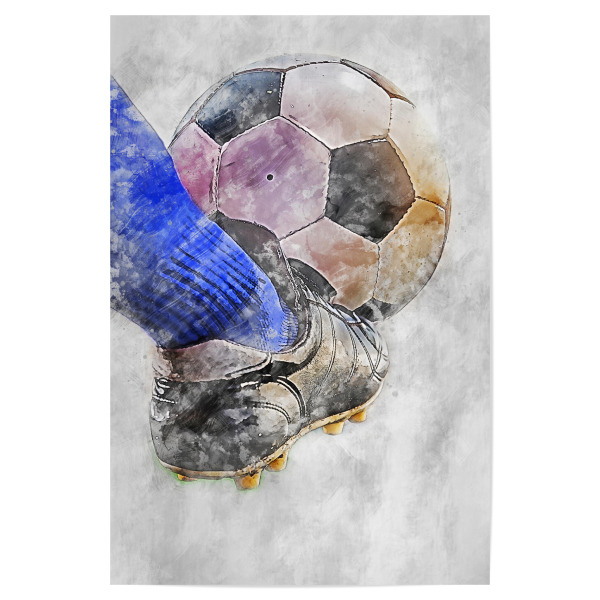 Poster 30x20 cm "Football 11 (matart)" artboxONE - Sport,Sport / Fußball - Fußball,Fußballer,Fußball,Spieler,Ball,Team,Sport