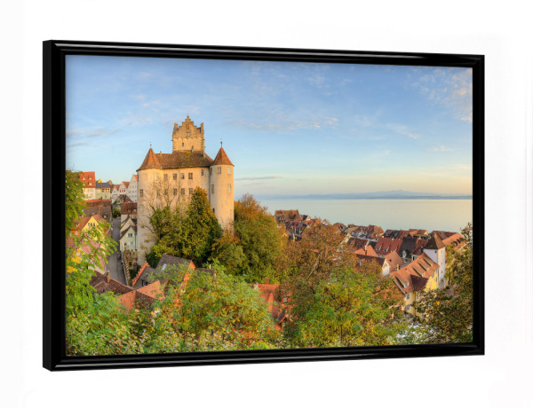 Poster mit schwarzem Rahmen "Meersburg am Bodensee" artboxONE - Städte,Natur,Reise