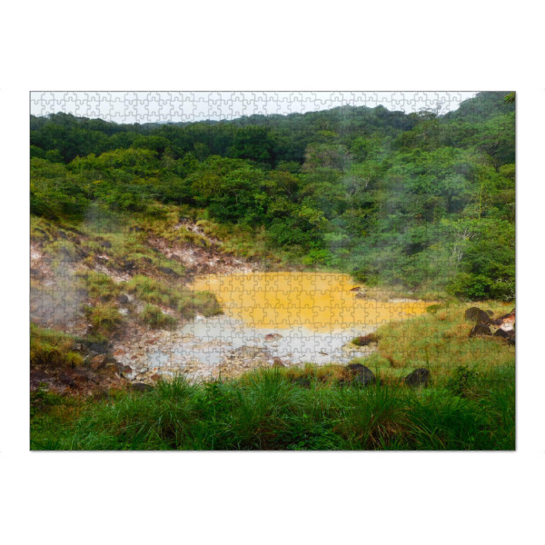 Puzzle Ravensburger "Schwefelquelle in Costa Rica" artboxONE - Natur,Reise,Reise / Länder