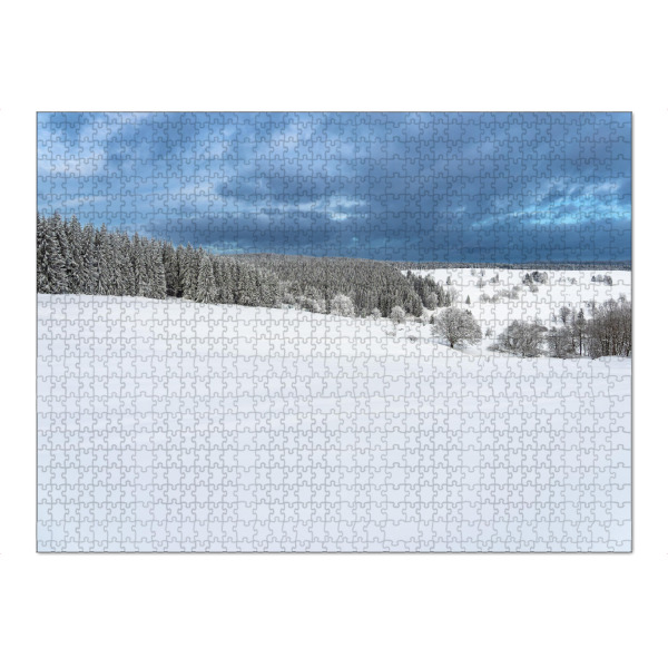 Puzzle Ravensburger "Schnee, Wald, Wolken" artboxONE - Natur,Reise