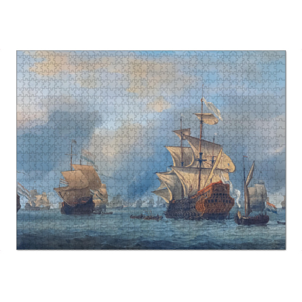 Puzzle Ravensburger "Eroberung des Admiralschiffs" artboxONE - Reise,Reise / Länder,Männer