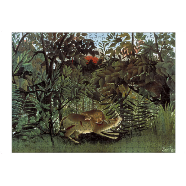 Puzzle Ravensburger "Der hungrige Löwe" artboxONE - Natur,Reise,Floral,Tiere