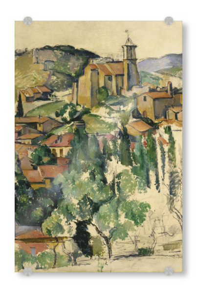 Acrylglasbild "Das Dorf Gardanne" artboxONE - Reise,Architektur,Reise / Länder,Städte / Weitere