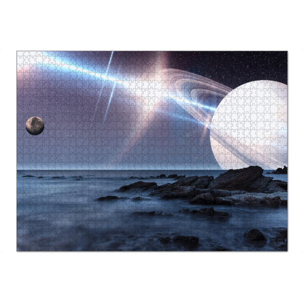 Puzzle Ravensburger "Fremde Welt" artboxONE - Natur,Reise,Fiktion,Galaxy