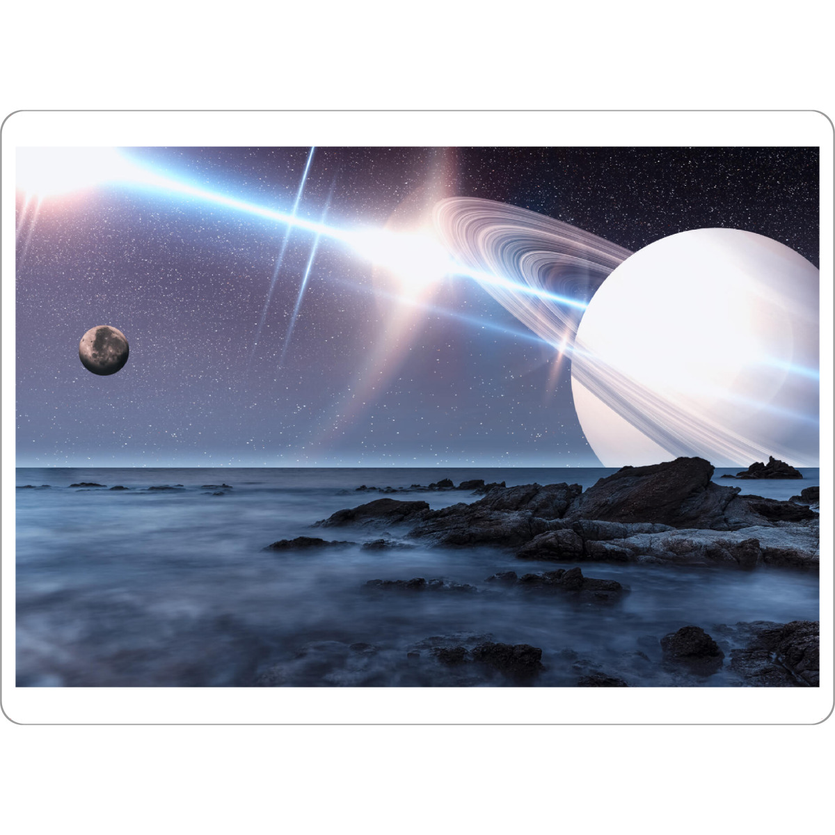 Tischset "Fremde Welt" artboxONE - Natur,Reise,Fiktion,Galaxy