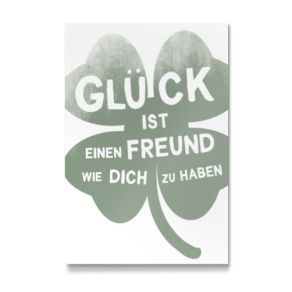 Galerie-Print "Glück ist ein Freund" 30x20 cm artboxONE