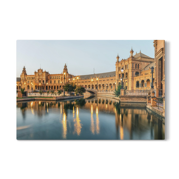 Galerie-Print "Sevilla-Stadt - Abenddämmerung" 30x20 cm artboxONE