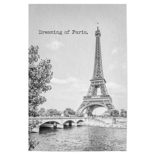 Poster "Dreaming of Paris" artboxONE - Typografie,Architektur,Städte / Paris