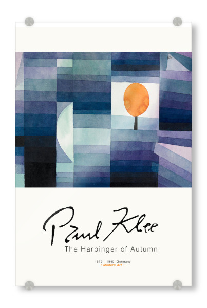 Acrylglasbild "Paul Klee - Ernte im Herbst" artboxONE - Natur,Abstrakt