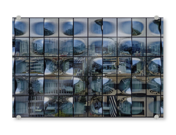 Acrylglasbild "Window Reflection" artboxONE - Städte,Städte / Hamburg,Reise,Architektur,Reise / Länder