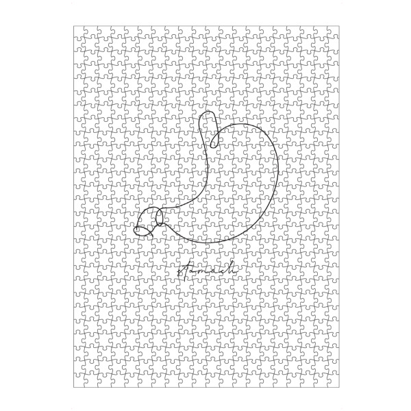 artboxONE Puzzle "Magen-Stift-Linie" artboxONE - Menschen - Magen,Linie,Stift,Anatomie,Symbol,Körper,Gesundheit,Medizin,Medizinische,Interne,Orgel