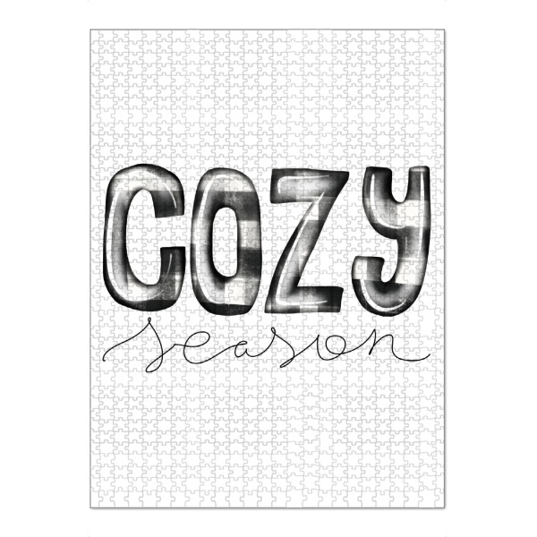 Puzzle Ravensburger "Buffalo Plaid Winter" artboxONE - Typografie,Abstrakt,Weihnachten,Festivals