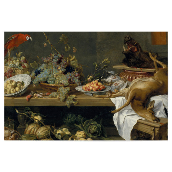 Poster "Obst, Gemüse und totes Wild" artboxONE - Natur,Floral,Tiere