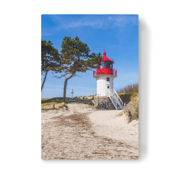 Leinwandbild "Leuchtfeuer, Windflüchter, Düne" artboxONE - Natur,Reise,Architektur,Reise / Strand und Meer