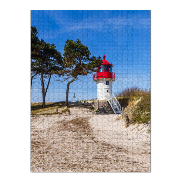 Puzzle Ravensburger "Leuchtfeuer, Windflüchter, Düne" artboxONE - Natur,Reise,Architektur,Reise / Strand und Meer