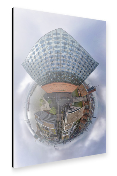 Alu-Dibond "Elphi Ostwand - Planet" 30x20 cm artboxONE