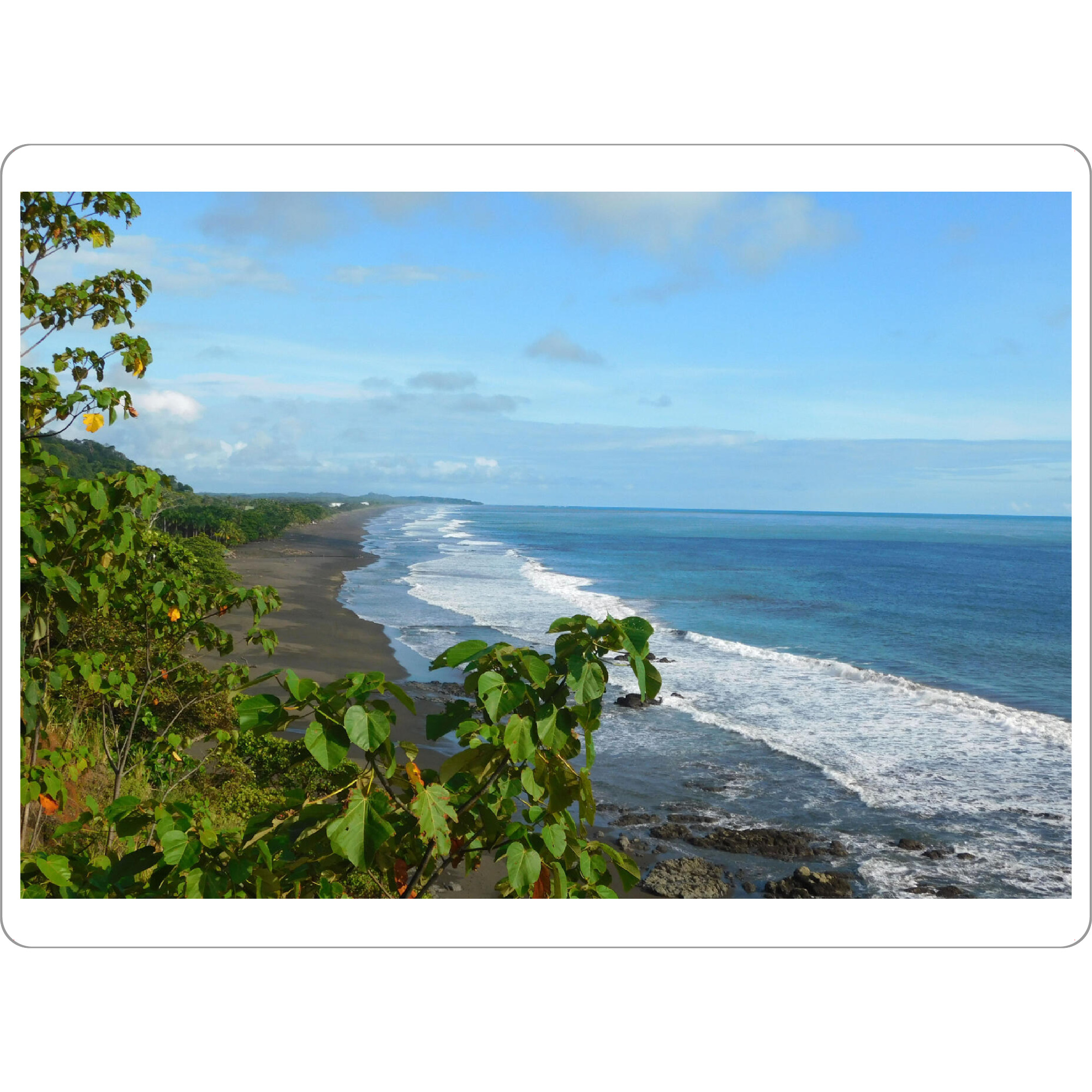 Tischset "Der Pazifik in Costa Rica" artboxONE - Natur,Reise,Reise / Strand und Meer,Reise / Länder