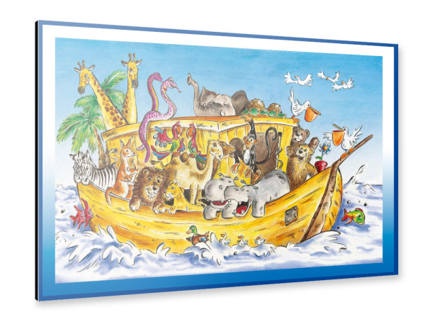 Alu-Dibond "Arche Noah unterwegs" 75x50 cm artboxONE
