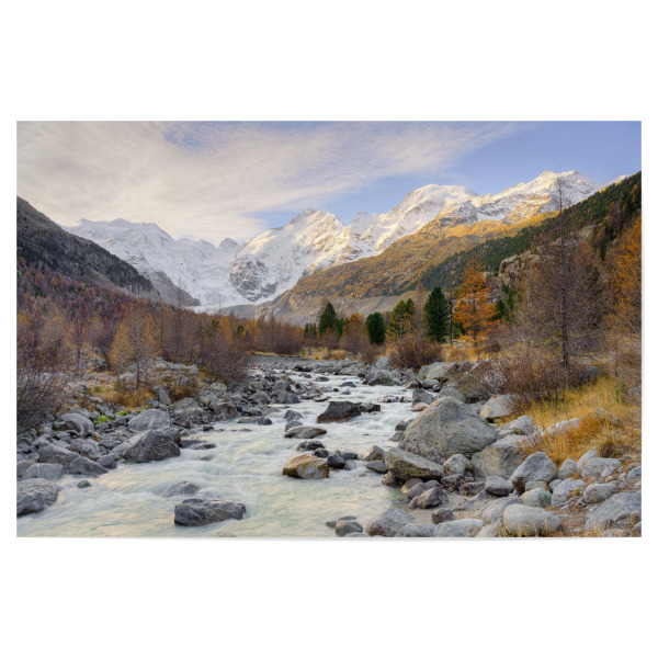 Poster 30x20 cm "Val Morteratsch in der Schweiz" artboxONE - Natur,Reise,Reise / Länder