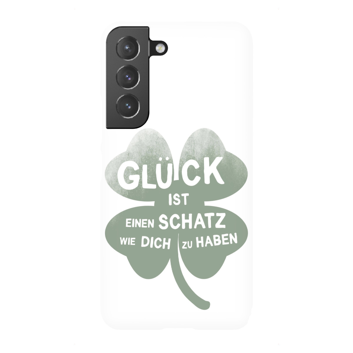 "Glück ist ein lieber Schatz"für Samsung Galaxy - Premium-Case Handyhülle artboxONE
