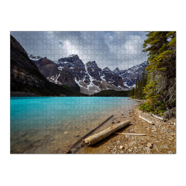 Puzzle Ravensburger "Lake Moraine in den Rocky ́s" artboxONE - Natur - Kanada,Rocky mountains,Lake moraine,Bergsee,Banff,Berge,Landschaft,Natur,See