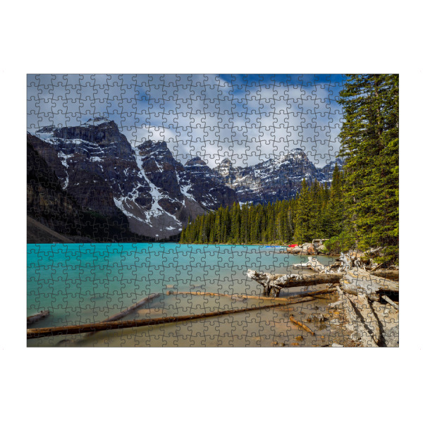 artboxONE Puzzle "Der Lake Moraine" artboxONE - Natur,Reise - Kanada,Rocky mountains,Lake moraine,Bergsee,Banff,Berge,Landschaft,Natur,See