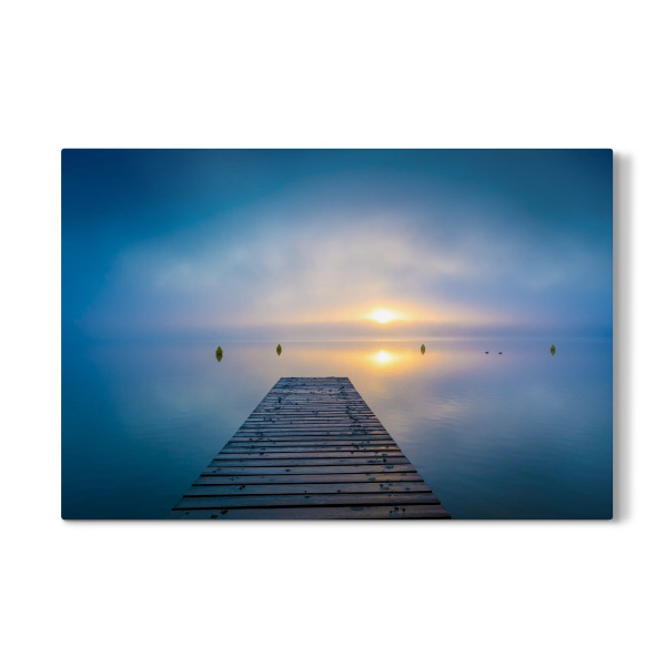 Galerie-Print "Sonnenaufgang am See" 30x20 cm artboxONE