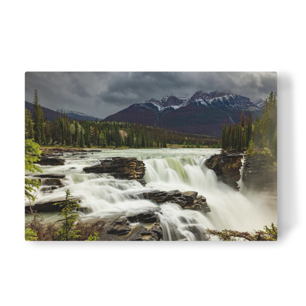 Leinwandbild "Die Athabasca Wasserfälle" artboxONE - Natur,Reise
