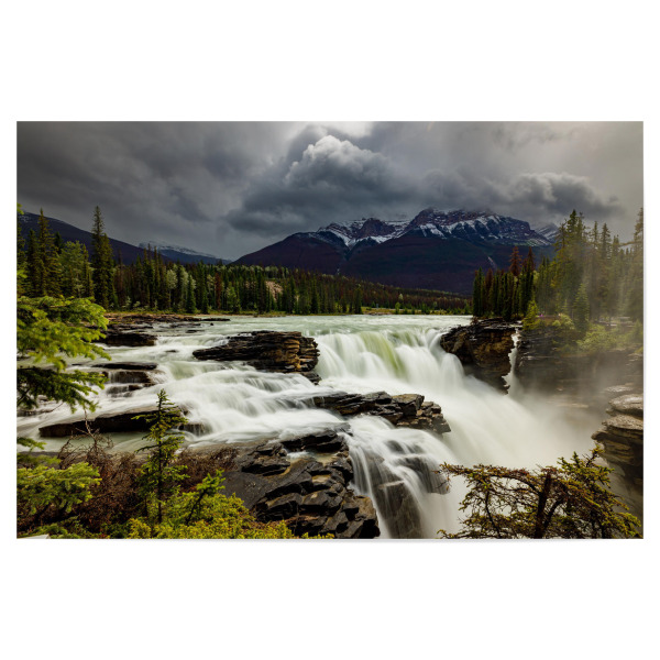 Poster 30x20 cm "Die Athabasca Wasserfälle" artboxONE - Natur,Reise