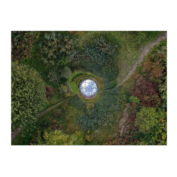 artboxONE Puzzle "Sky hole in the Park" artboxONE - Städte,Städte / Hamburg,Natur,Reise,Reise / Länder