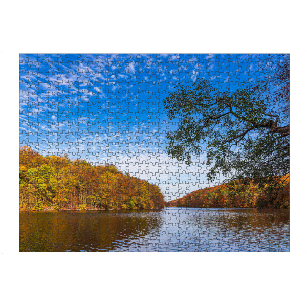 artboxONE Puzzle "Herbst, See, Wald" artboxONE - Natur,Reise