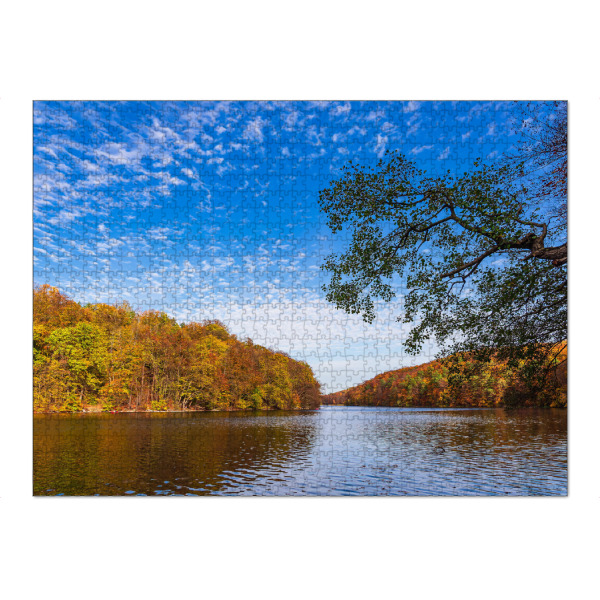 Puzzle Ravensburger "Herbst, See, Wald" artboxONE - Natur,Reise