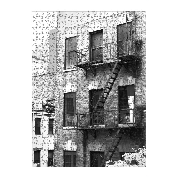 artboxONE Puzzle "New York City - Feuertreppe" artboxONE - Städte,Städte / New York,Reise,Schwarzweiß,Architektur