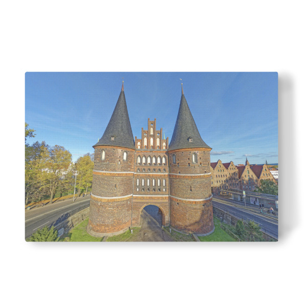 Leinwandbild "Holstentor Lübeck" artboxONE - Städte,Reise,Architektur,Reise / Länder,Städte / Weitere