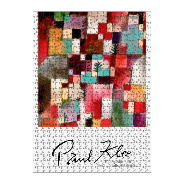 Puzzle Ravensburger "Paul Klee - Rot, grün und Violett" artboxONE - Abstrakt,Geometrie