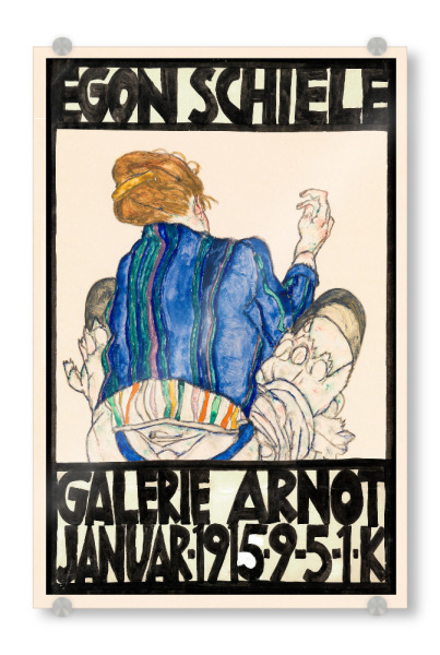 Acrylglasbild "Paul Klee - Rückenansicht" artboxONE - Typografie,Menschen