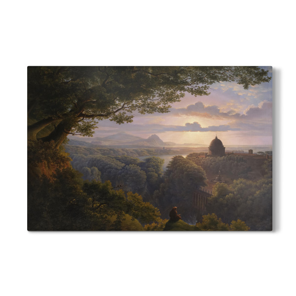 Galerie-Print "Landschaft mit Pilgern" 30x20 cm artboxONE