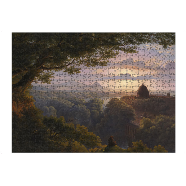 artboxONE Puzzle "Landschaft mit Pilgern" artboxONE - Natur,Reise,Reise / Länder