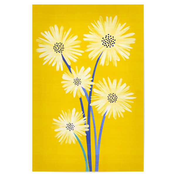 Poster 30x20 cm "Sonnige Gänseblümchen" artboxONE - Natur,Floral,Für Kinder,Für Mama