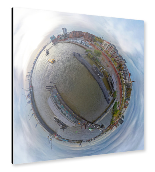 Alu-Dibond "Museums U-Boot 434 , in Hamburg" 30x30 cm artboxONE